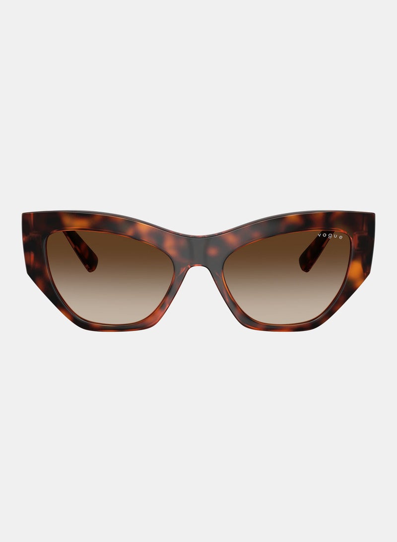 Vogue Full Rim Cat Eye Sunglasses 0VO5607S - Image 1